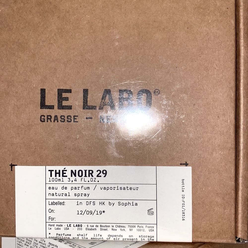 LE LABO The Noir 29 NIB